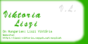 viktoria liszi business card